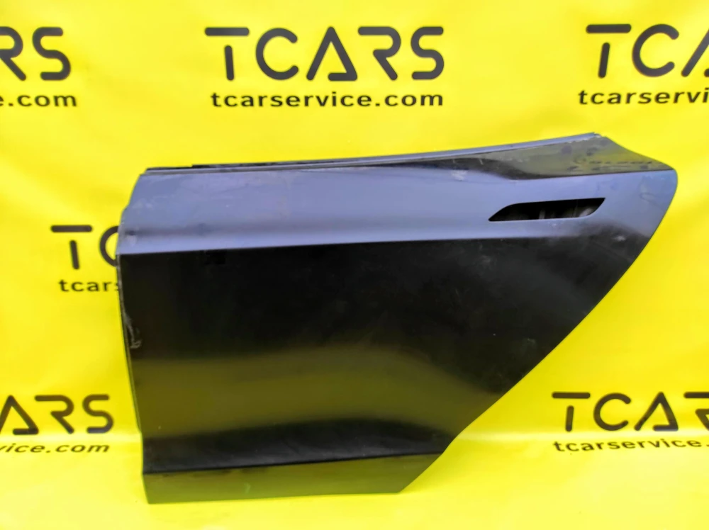 Tesla Model S 2012-2016 Rear Left Bare Door – BLACK PBSB – OEM (used) 6006394-E0-E  Photo №2