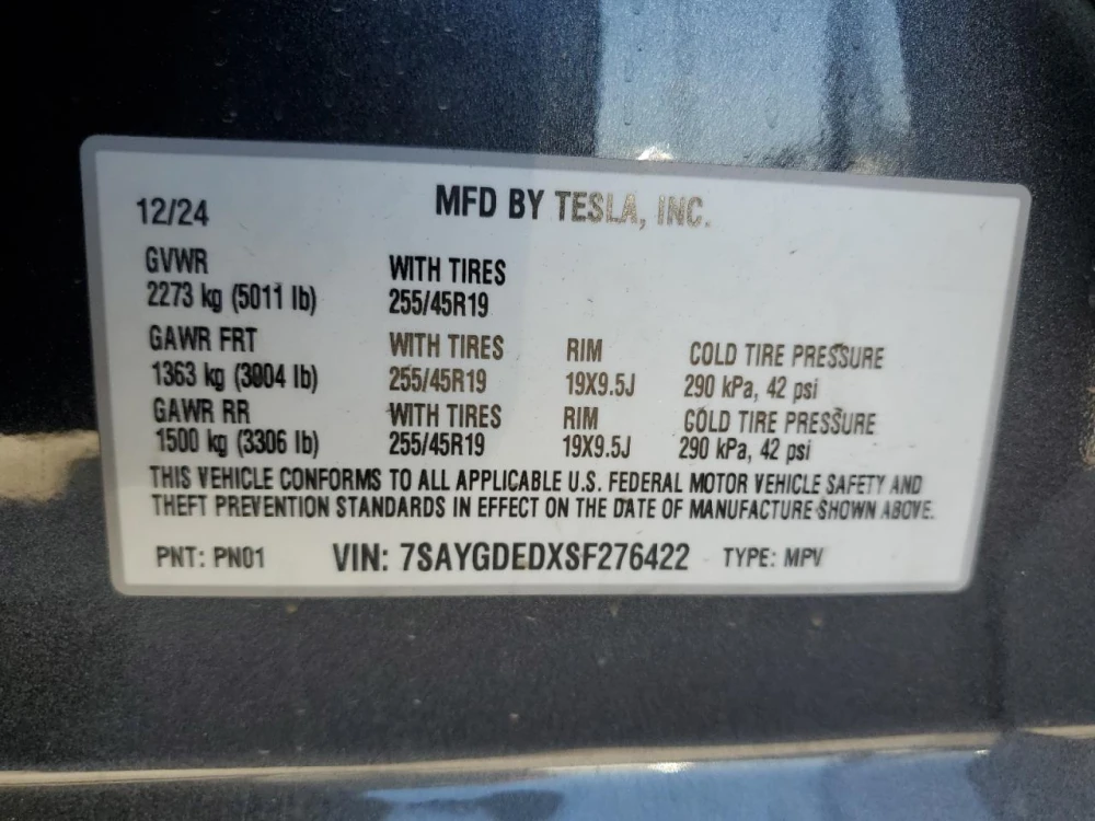 TESLA MODEL Y 2025  Фото №12