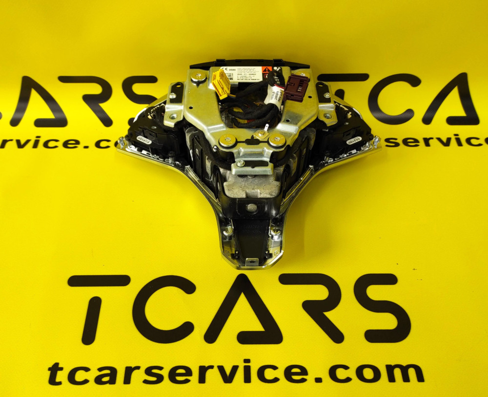 Подушка безпеки в кермо (шкіра) без опції обігріву рульового колеса USA Tesla Model S 2012-2021, X 2015-2021 1023381-01-E  Фото №3