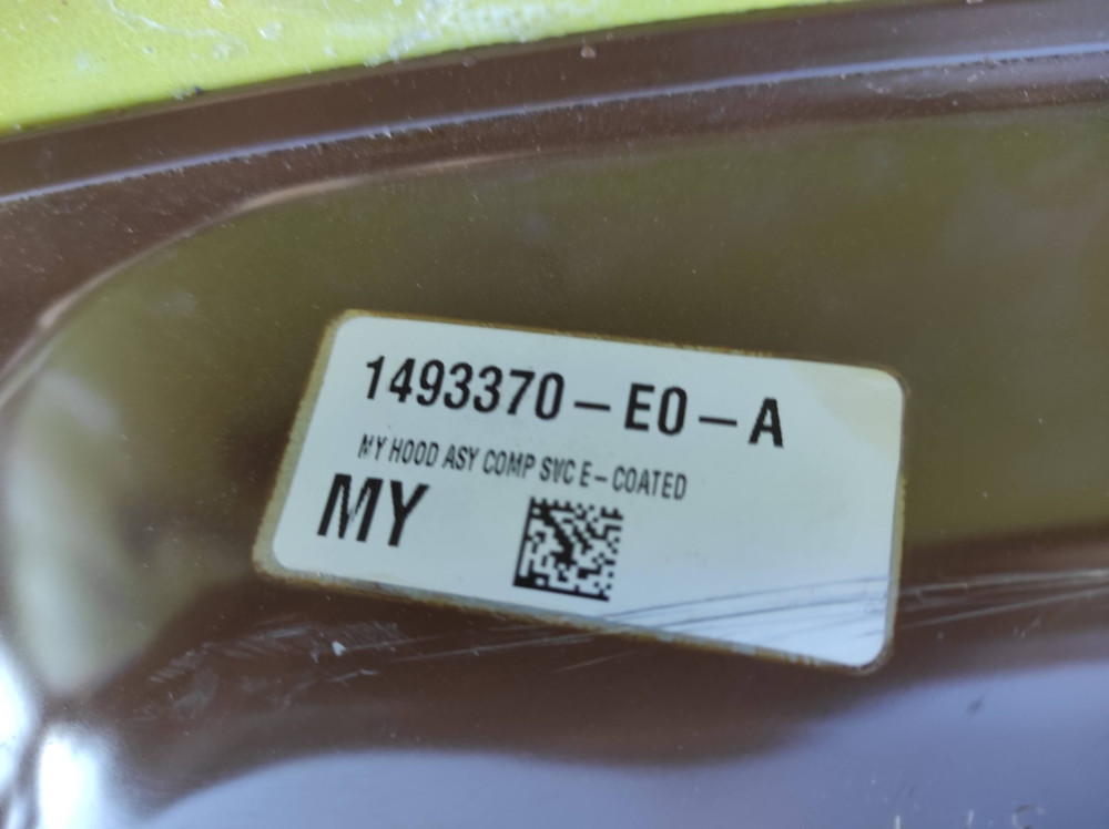 Tesla Model Y 2020-2024 Hood Bonnet Panel Cover OEM (new) 1493370-E0-A  Photo №5