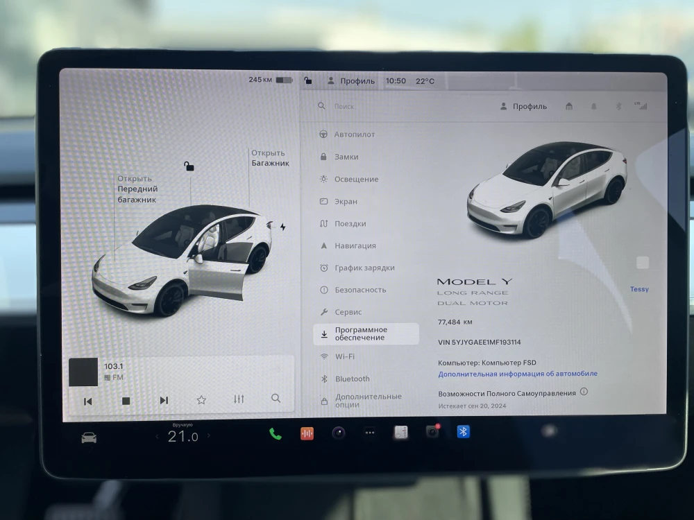TESLA MODEL Y 3 FSD LR DM 2021  Photo №9