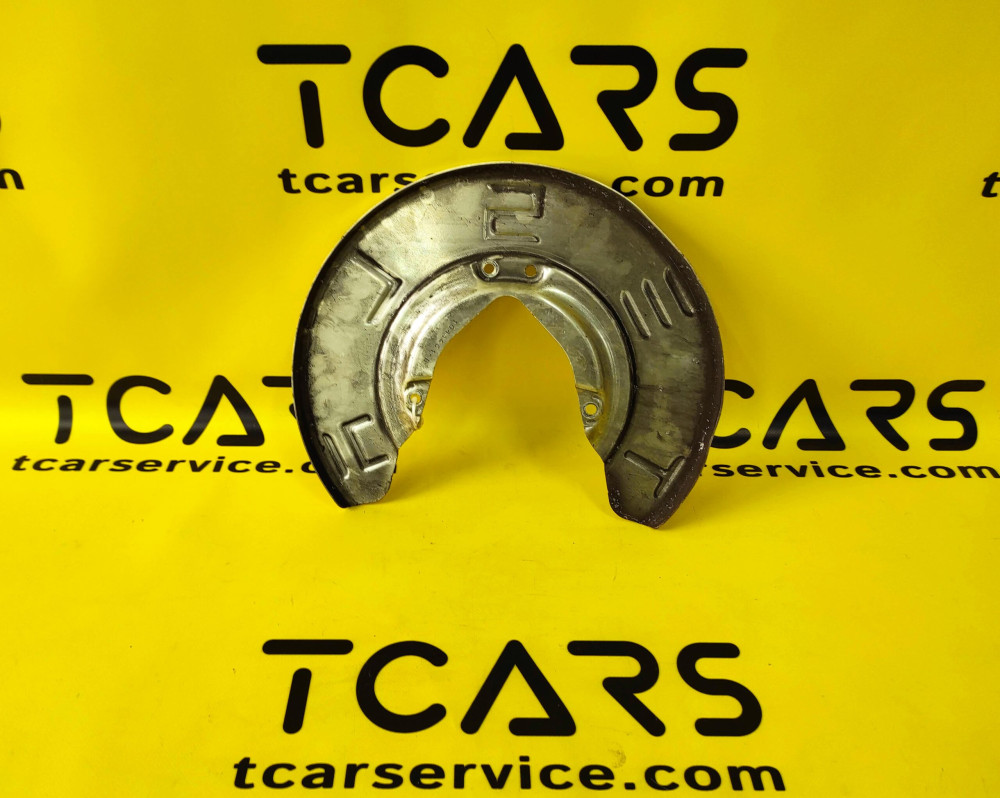 Tesla Model 3 2017-2023 Front Left Side Brake Disc Dust Shield Base OEM (used) 1044661-00-C  Photo №2