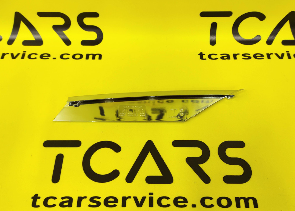 Tesla Model S 2016-2021 Front Right Active Louver Lower Chrome Trim (Fog Spear) OEM (new) 1056381-00-C  Photo №2