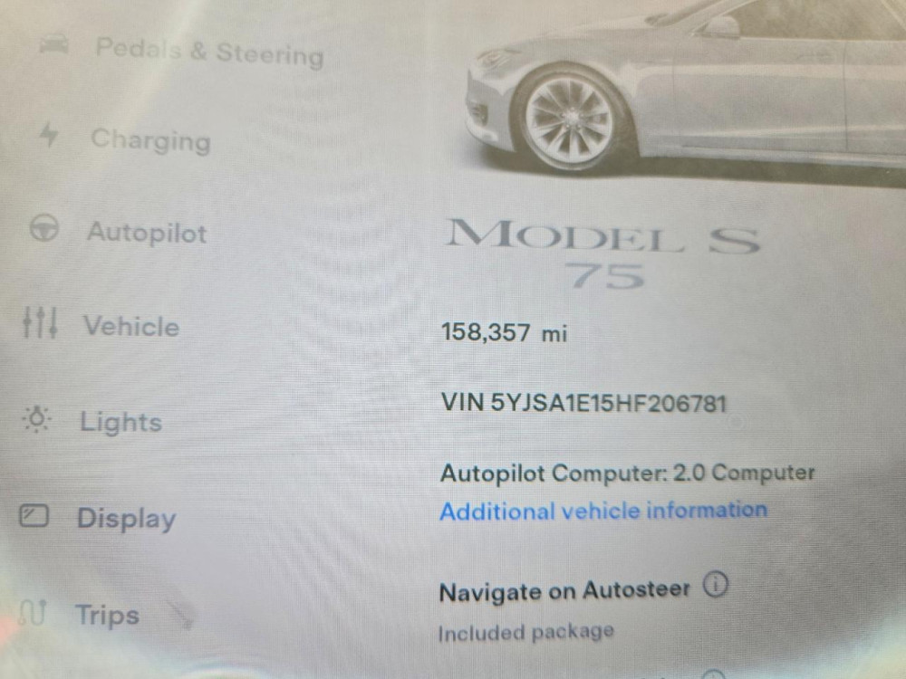TESLA MODEL S 2017  Фото №9
