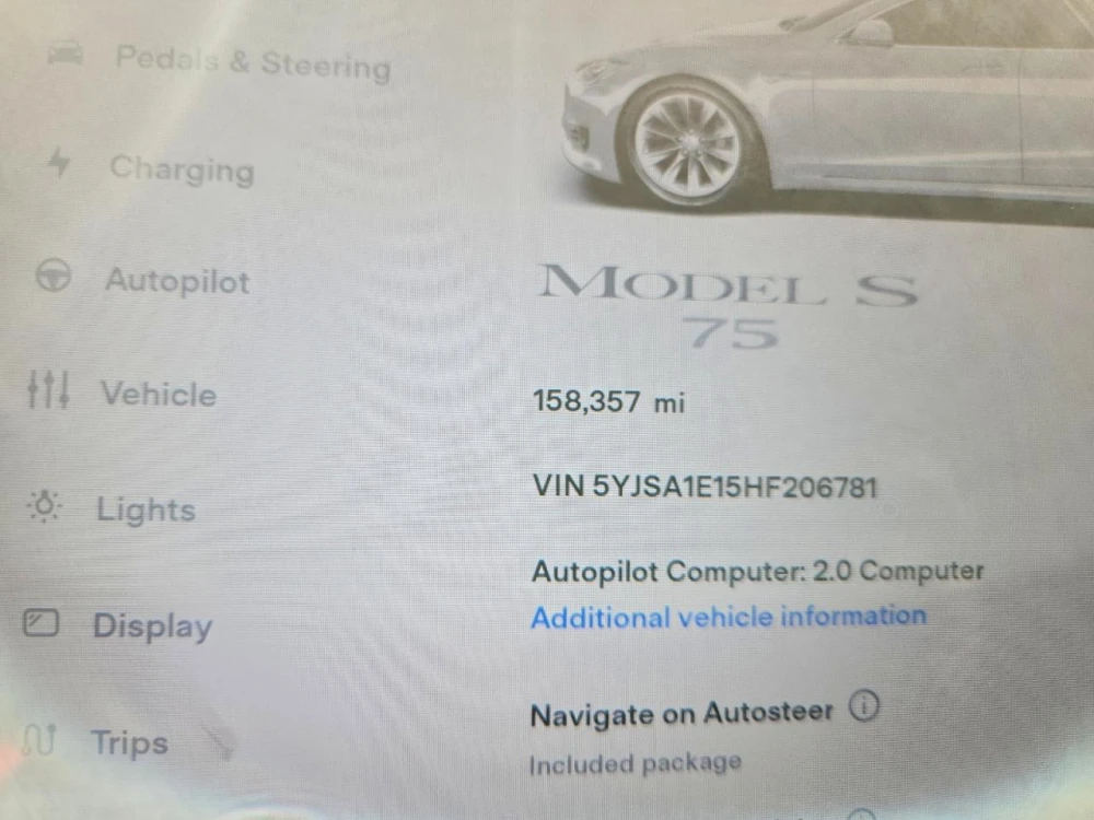 TESLA MODEL S 2017  Фото №9