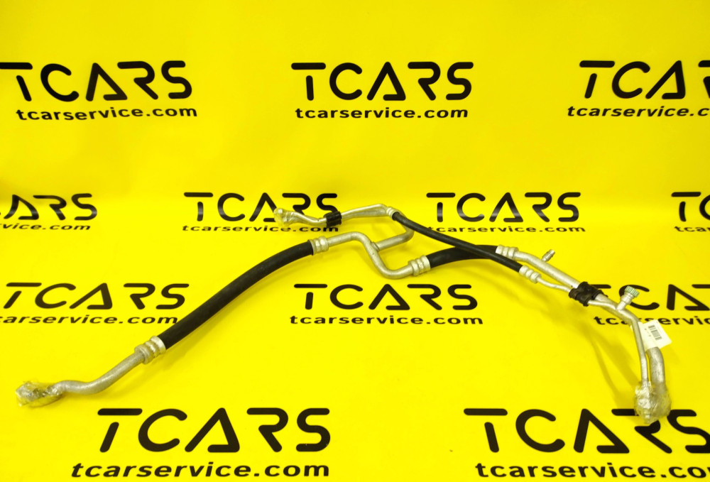 Трубопровід (дві магістралі) системи кондиціонування (від клапана TXV до компресора/з'єднання з магістраллю на правий радіатор і чиллер) RWD Tesla Model S 2012-2016 1028400-00-D  Фото №2