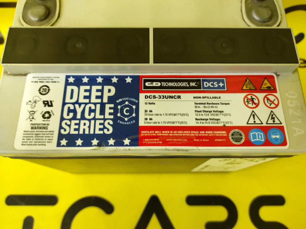 АКБ 12V DCS-33UNCR Tesla Model S 2012-2016 1083774-00-A  Фото №4