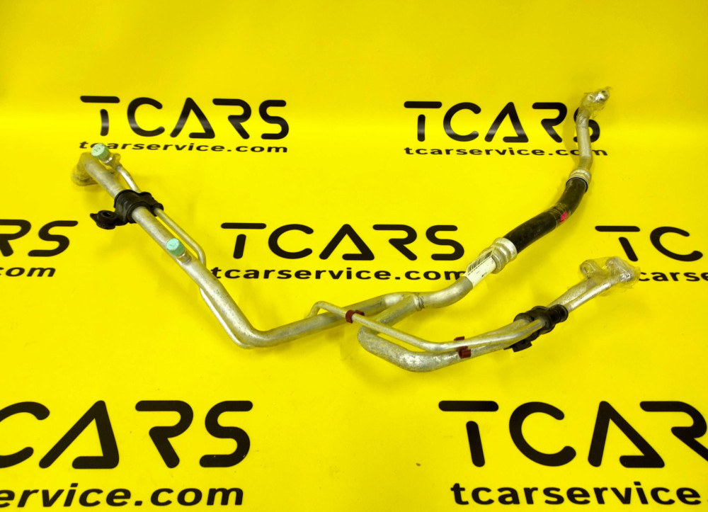 Tesla Model S(2012-2016) Suction Liquid Air Conditioning Line Assembly (from TXV Evaporator Valve to Compressor/connection with Line to RH Condenser and Chiller)(without Pressure and Temperature Sensor) OEM 1004293-00-G  Photo №3