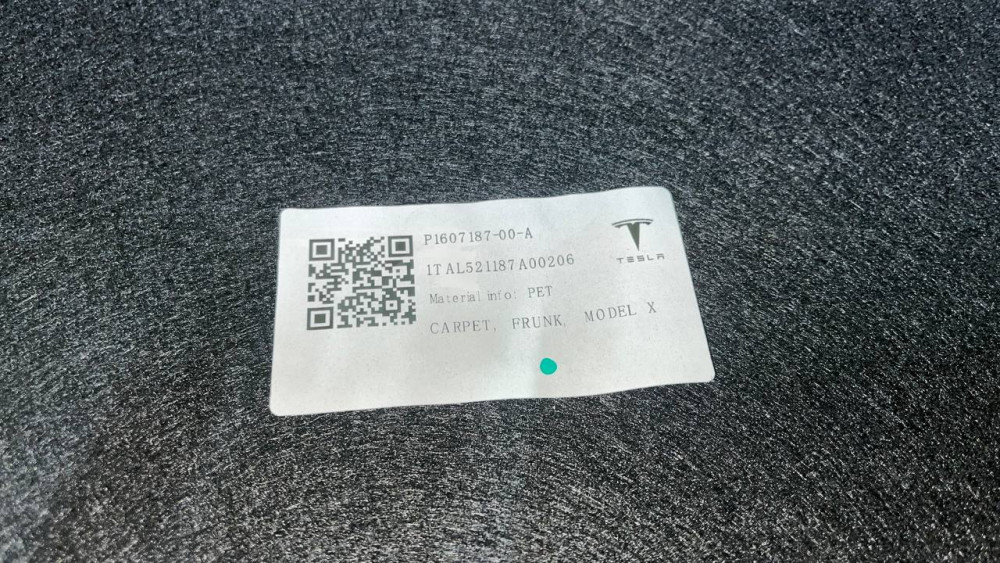 Обшивка корита переднього багажника Tesla Model X 21–26 1607187-00-B  Фото №5