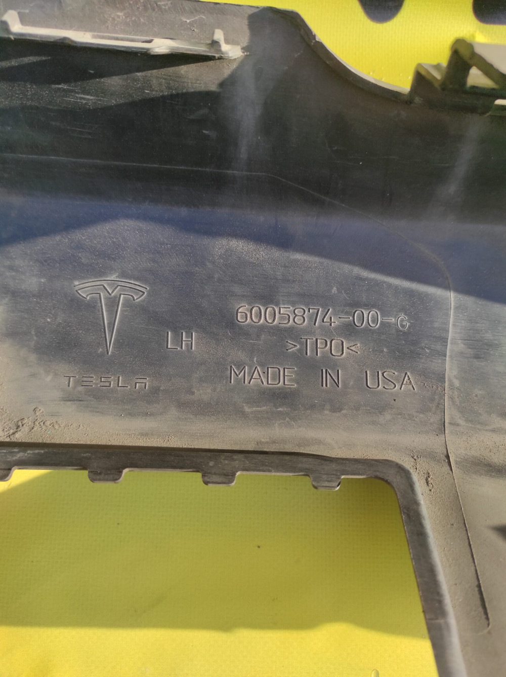 Накладка порога зовнішня структурна структурна зліва Tesla Model S 2012-2021 6005874-00-J(G)  Фото №3