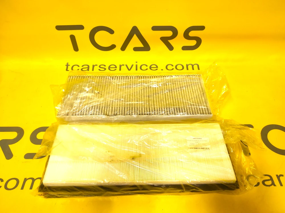 Tesla Model Y 2020-2025, Y Juniper HVAC Filter Service Kit - 2x HEPPA and 2x Carbon Filters OEM (new) 1896189-00-A  Photo №3