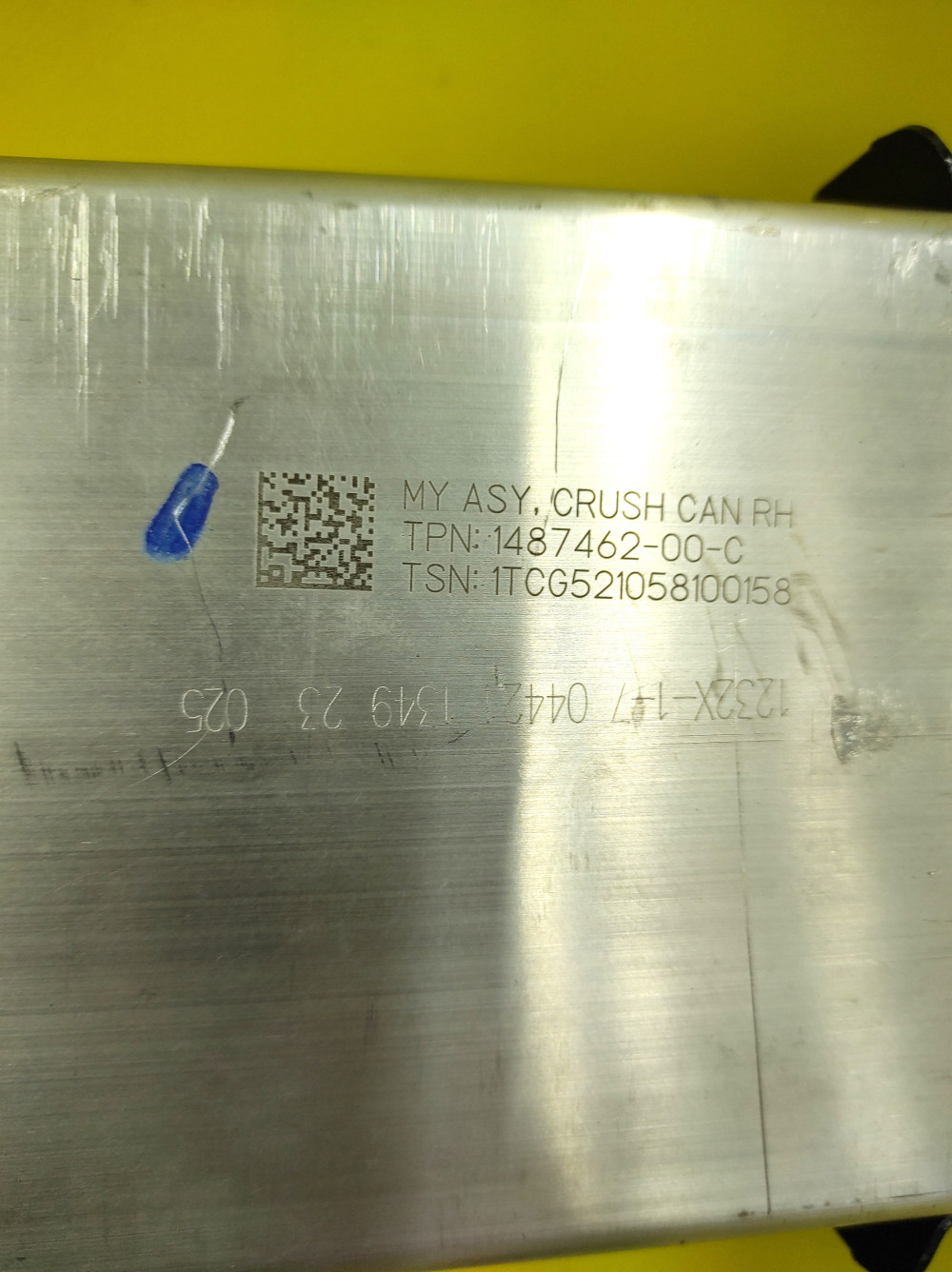 Лонжерон (кронштейн) основного підсилювача переднього бампера праворуч Tesla Model Y 1487462-00-C  Фото №5