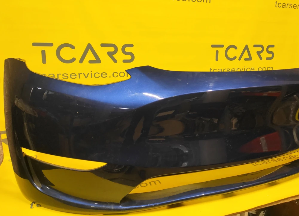 Передний бампер (темно-синий) (PPSB) без парктроников Tesla Model Y 2020-2024 1493736-S0-C  Фото №3