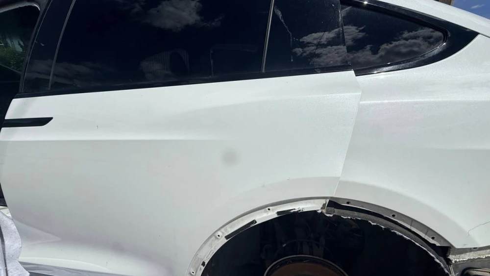 Задня ліва дверцята («крило сокола» / Falcon Wing) Tesla Model X Plaid / Рестайлінг (2022–2026) 1028790-E0-K  Фото №2