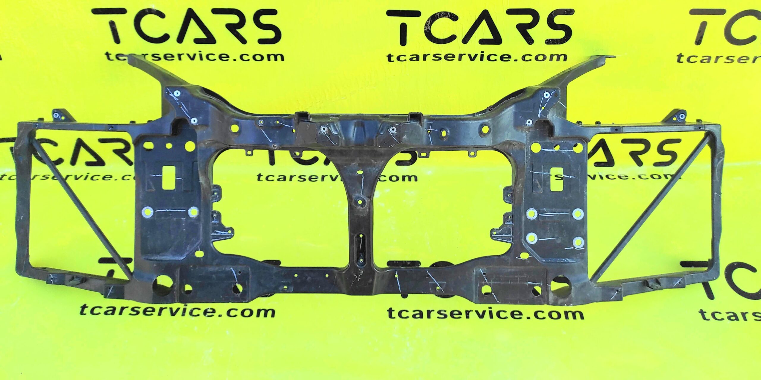 Tesla Model S 2015-2021 Front Bumper Carrier and Radiator Support Cross Member Plastic OEM (used) 1061950-98-E