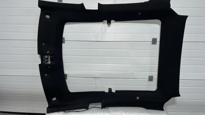 Обшивка стелі салону чорний текстиль під панорамний дах Tesla Model S 1045936-S0-C