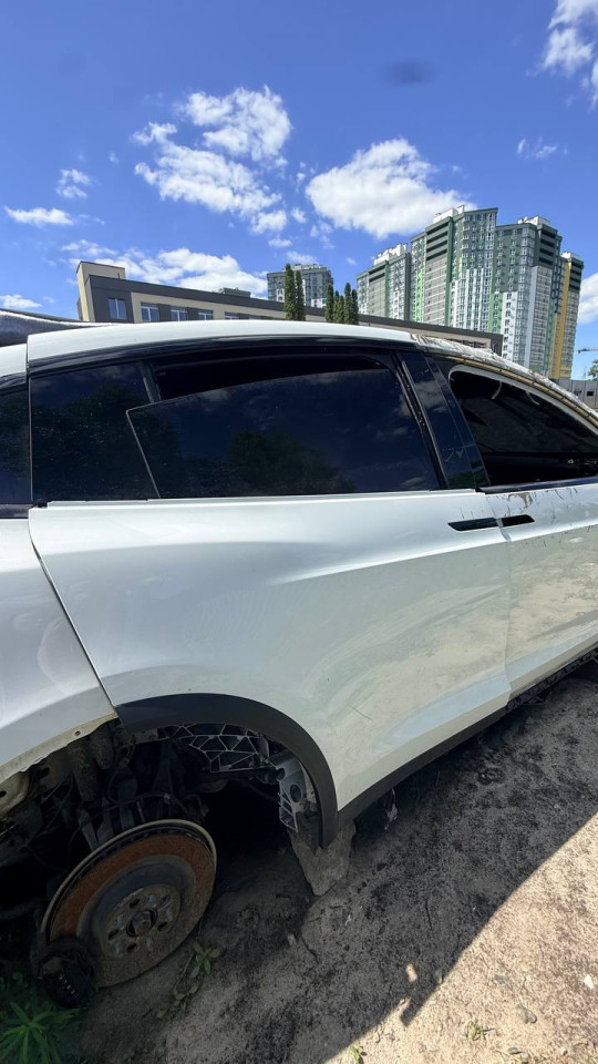 Двері задні праві (білий перламутр - PPSW) Tesla Model X 2021–2026 1028791-E0-K