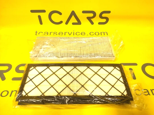 Tesla Model Y 2020-2025, Y Juniper HVAC Filter Service Kit - 2x HEPPA and 2x Carbon Filters OEM (new) 1896189-00-A