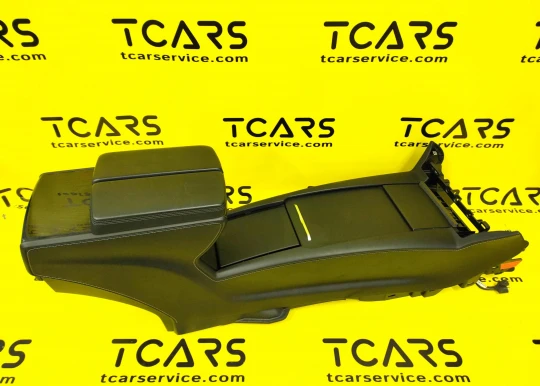 Tesla Model S 2016-2021, X 2015-2021 Center Console Armrest with Storage Compartment Complete Assembly Black OEM (pre-owned) 1026728-SX-B