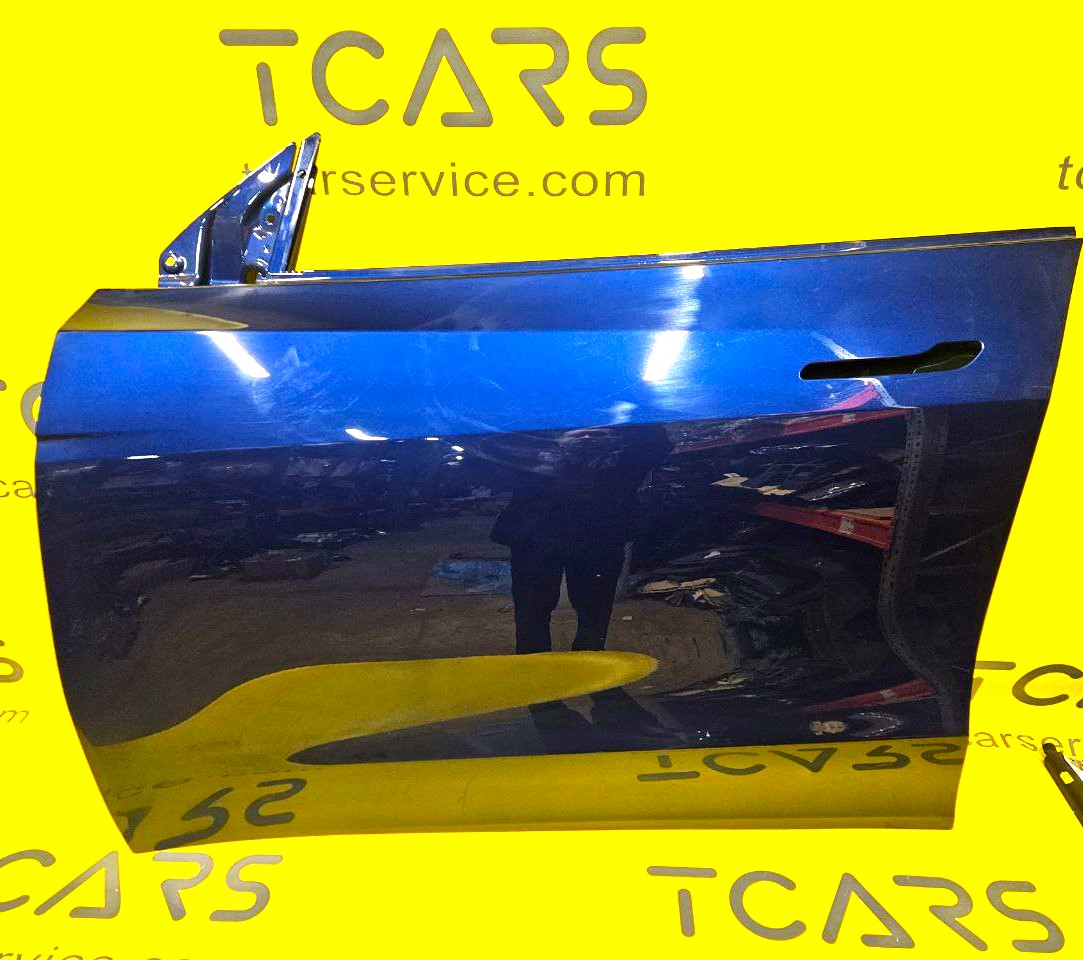 Дверь передняя (темно-синяя - PPSB) левая Tesla Model Y 2020-2025 1505460-ET-A