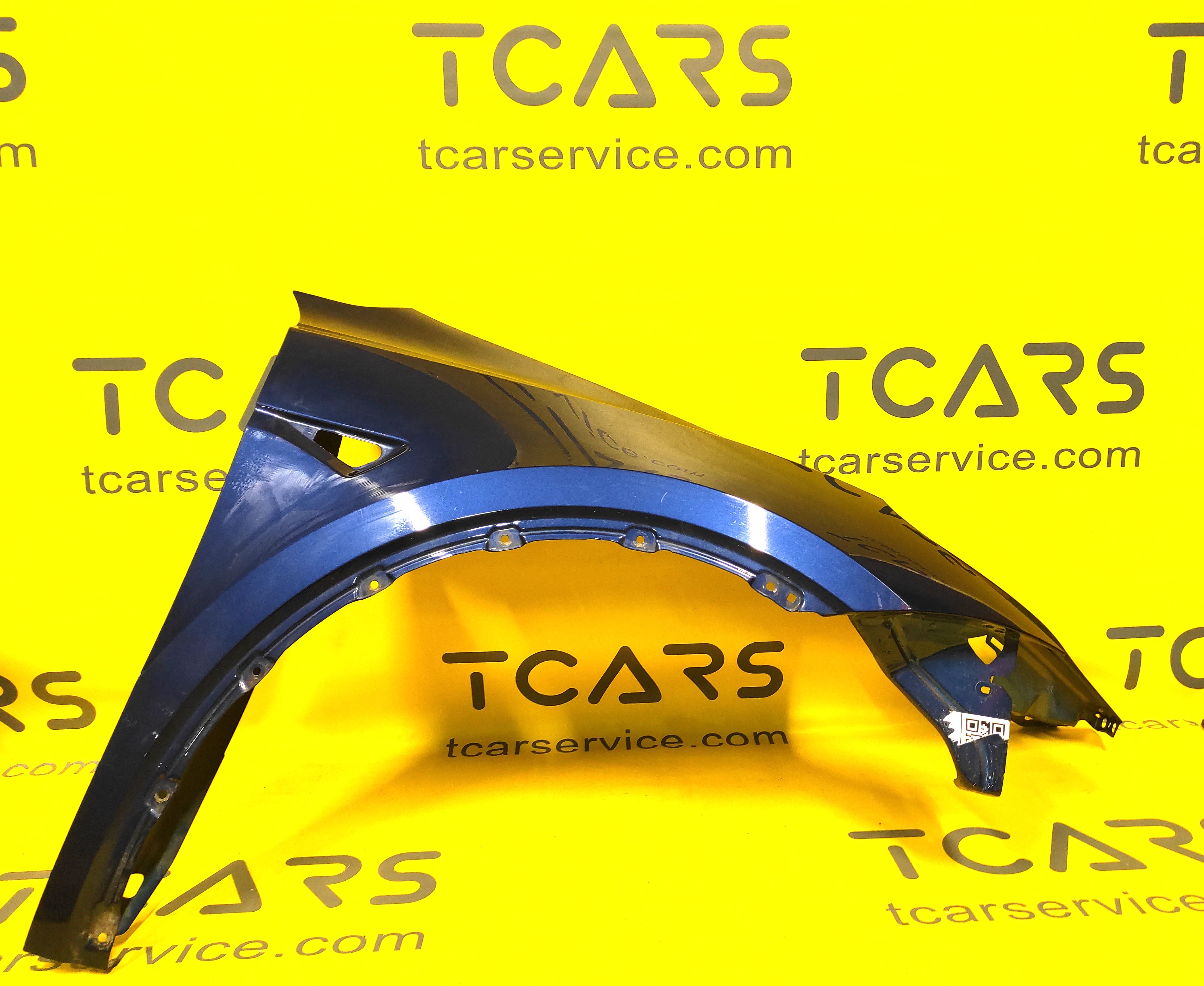 Tesla Model Y 2020-2025 Fender Front Right RH Side (Deep Blue Metallic - PPSB) OEM (used) 1656102-ET-A