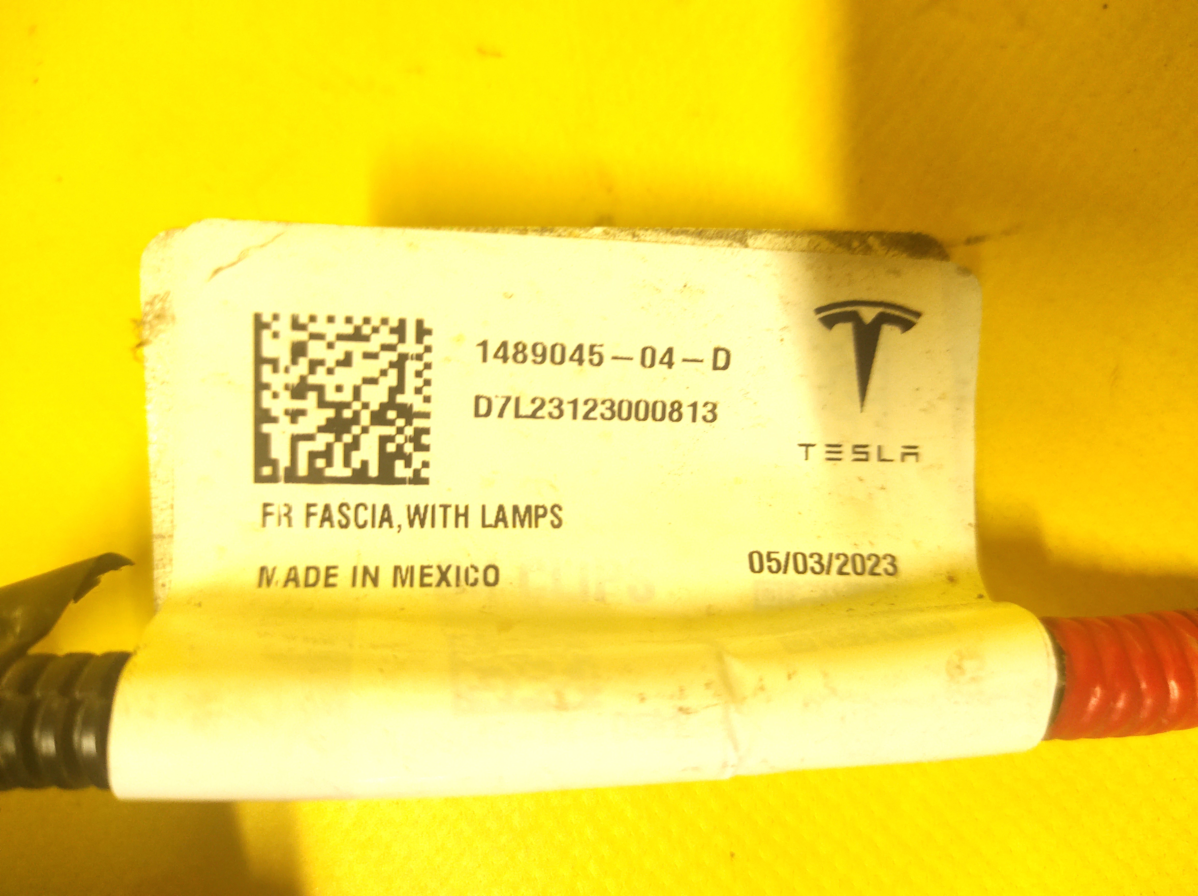 Електропроводка переднього бампера без парктроників Tesla Model Y 2020-2025 1489045-04-D  Фото №4