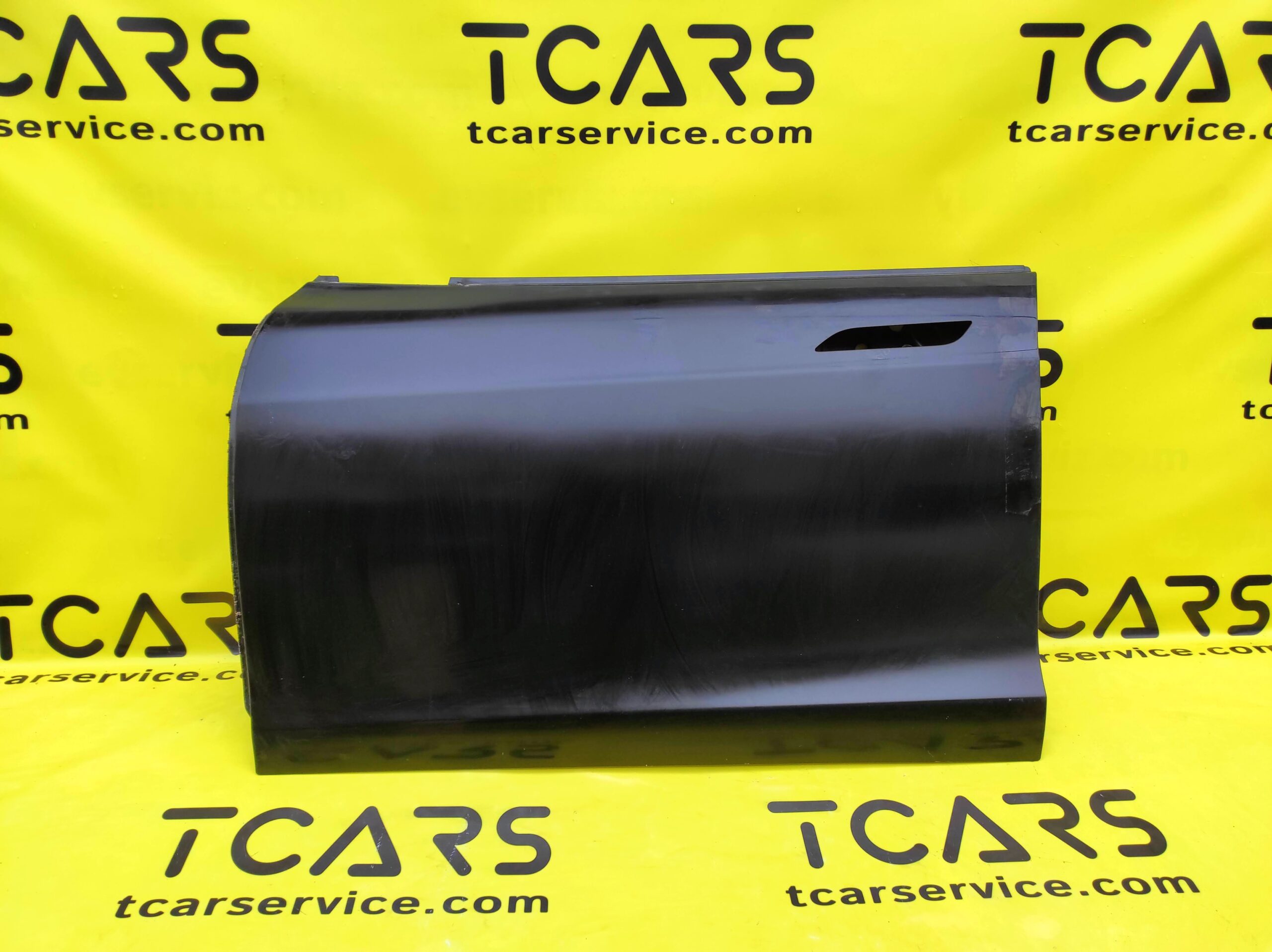 Tesla Model S 2012-2021 Front Left Bare Door – BLACK PBSB – OEM (used) 6006662-E0-D