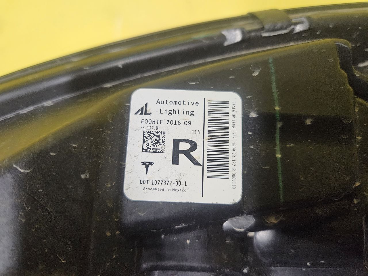 Фара головна - без лінзи - UP-Level права сторона Tesla Model 3 2017-2023, Y 2020-2025 1077372-00-L  Фото №5